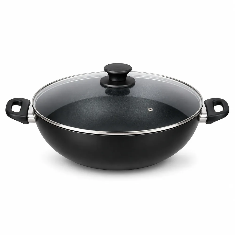 Non-Stick Wok with Lid 32cm